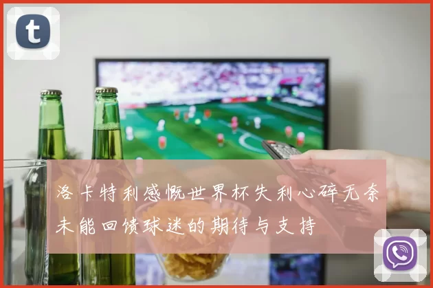 洛卡特利感慨世界杯失利心碎无奈未能回馈球迷的期待与支持